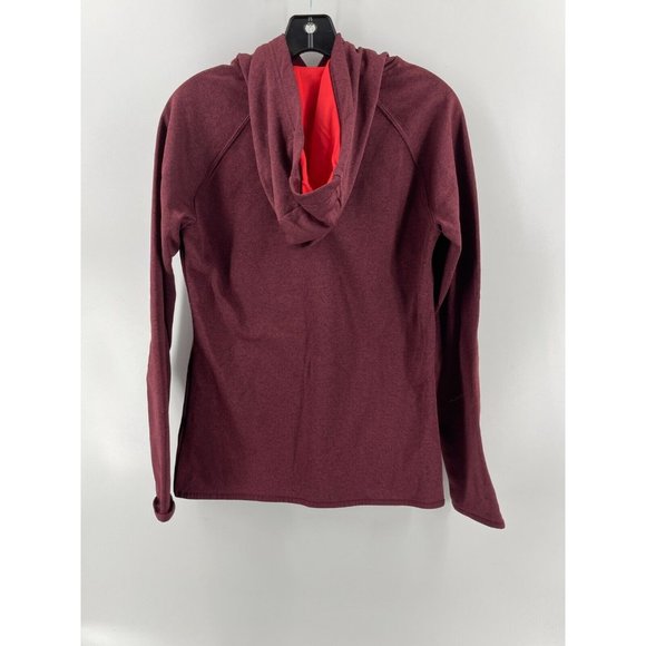 The North Face Women's Burgundy Graphic Print Hooded Sweatshirt Hoodie Size S - Picture 3 of 10